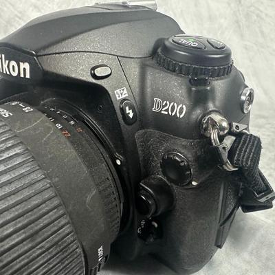 Lot 2: Nikon D200 Camera with Sigma DG Lens