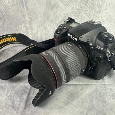 Lot 2: Nikon D200 Camera with Sigma DG Lens