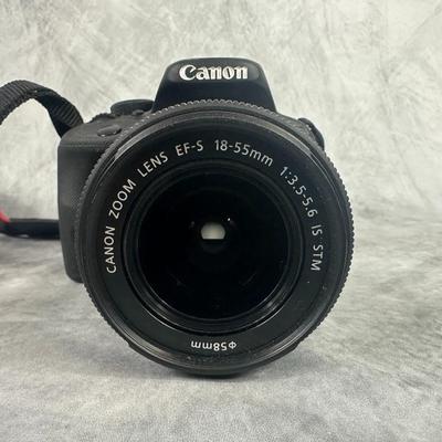 Lot 3: Canon EOS Rebel SL1 Camera with Canon Zoom Lens