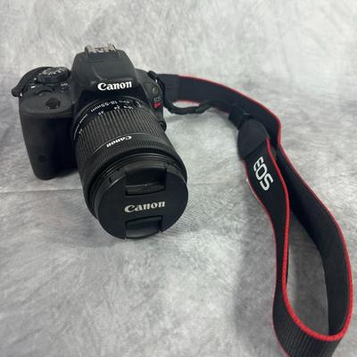 Lot 3: Canon EOS Rebel SL1 Camera with Canon Zoom Lens