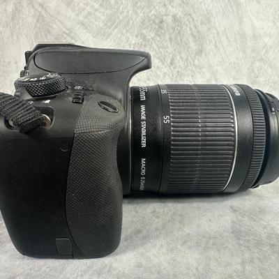Lot 3: Canon EOS Rebel SL1 Camera with Canon Zoom Lens