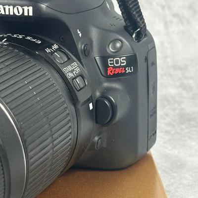Lot 3: Canon EOS Rebel SL1 Camera with Canon Zoom Lens