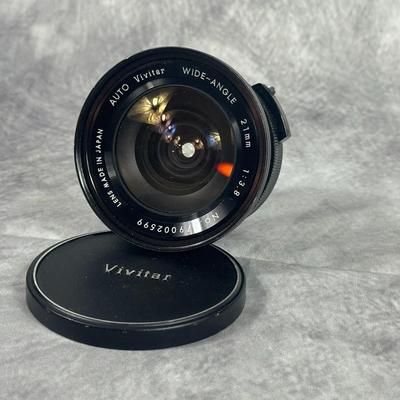 Lot 11: Vivitar Wide Angle 21mm 1:3.8 Camera Lens