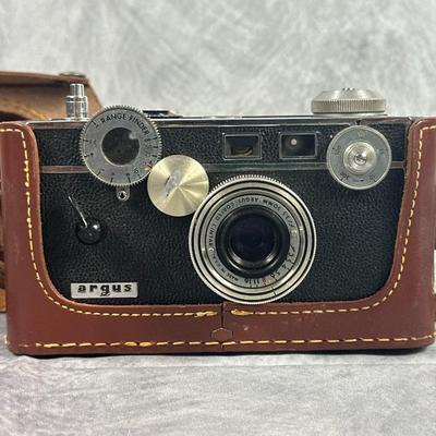 Lot 13: Vintage Argus C3 Camera with Case