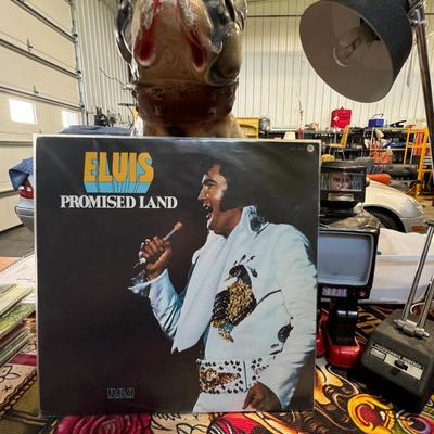 Sale Photo Thumbnail #72: "Promised Land" by Elvis Presley.
The album, Elvis Presley's twenty-first studio album, was released by RCA Records on his 40th birthday, January 8, 1975. The songs were recorded in December 1973 at Stax Records studios in Memphis, Tennessee. The album in