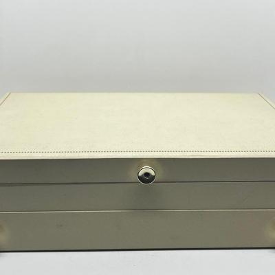 Lot 83: Jewelry Box LOADED with Vintage Costume Jewelry! Necklaces, Pins, Earrings and More!