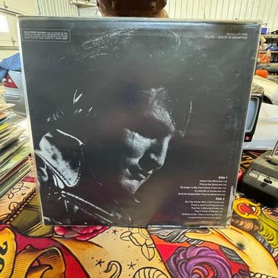 Sale Photo Thumbnail #93: "Elvis – Back In Memphis", a studio album by Elvis Presley. 
Here's more information about the album:
Release Date & Label: It was released in 1970 by RCA Victor with the catalog number LSP-4429.
Origin: This album is actually the studio album portion o