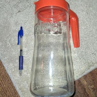 1970s 1 quart Tang drink mix Pitcher