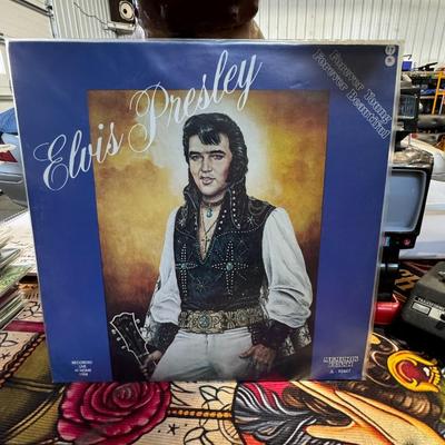 Sale Photo Thumbnail #164: "Forever Young, Forever Beautiful" by Elvis Presley, a vinyl LP released on the Memphis Flash record label. 
Here's more information about this album:
Artist: Elvis Presley.
Title: Forever Young, Forever Beautiful.
Label: Memphis Flash.
Release Year: 1978