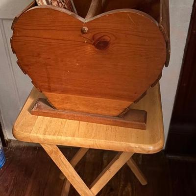 Magazine Rack and TV Tray