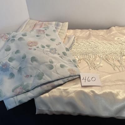 Flat Sheets and Shower Curtain