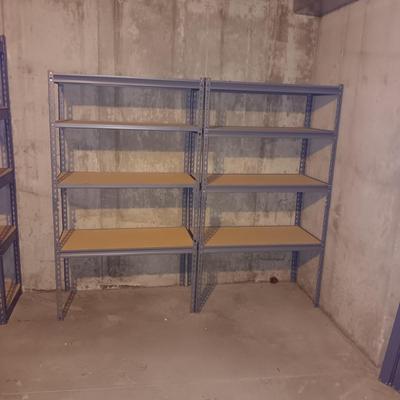 2 STORAGE SHELVES