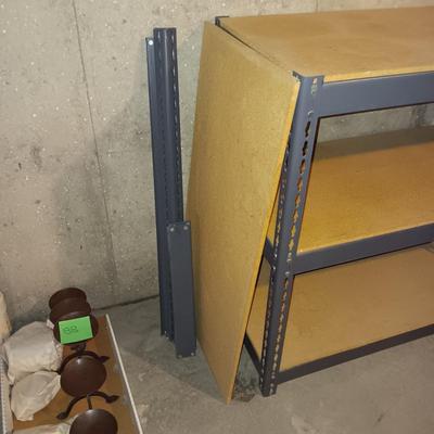 2 STORAGE SHELVES
