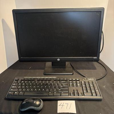 Monitor and Key Board