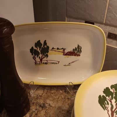 HUGE SET OF POTTERY DINNERWARE