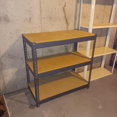 2 STORAGE SHELVES