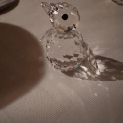 3 MINIATURE SWAROVSKI CRYSTAL FIGURINES