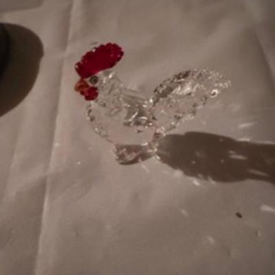 3 MINIATURE SWAROVSKI CRYSTAL FIGURINES