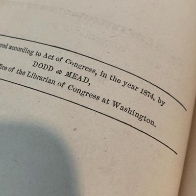 1874 Davey Crockett Illustrated Hardback