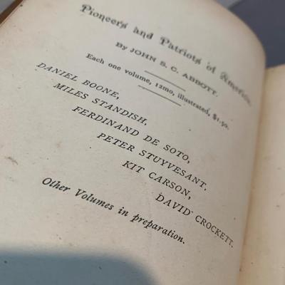 1874 Davey Crockett Illustrated Hardback