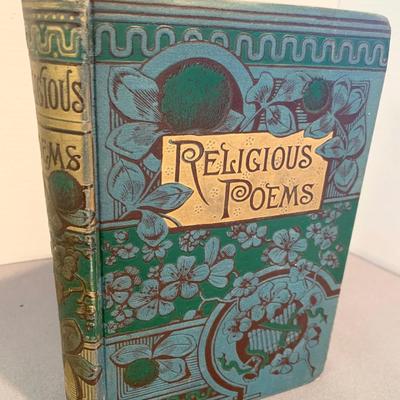 Religious Poems by Havergal & Sigourney Antique Hardback