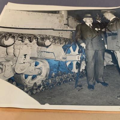 Large B&W Photos - WWII Tank Production - Locomotive Plants