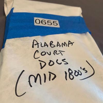 Mid 1800s Alabama Court Documents Ephemera Lot