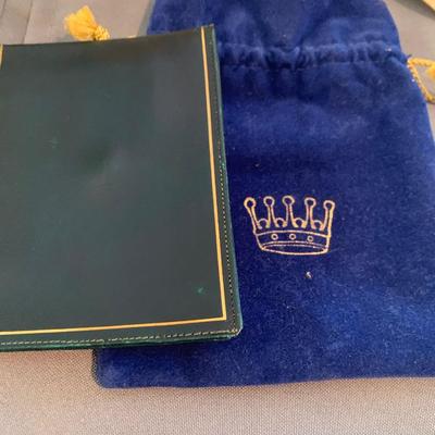 Vintage Collectibles Lot - Towle Mirror Rolex Wallet Chanel Pen Set 1940s Foldout Card +++