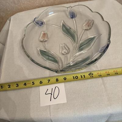 Vintage Tulip Platter