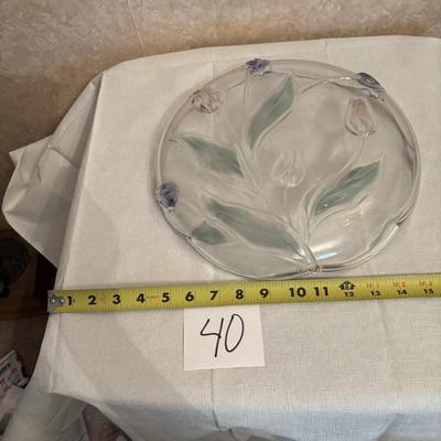 Vintage Tulip Platter