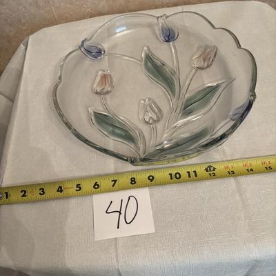Vintage Tulip Platter