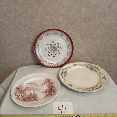 Vintage Plate Lot