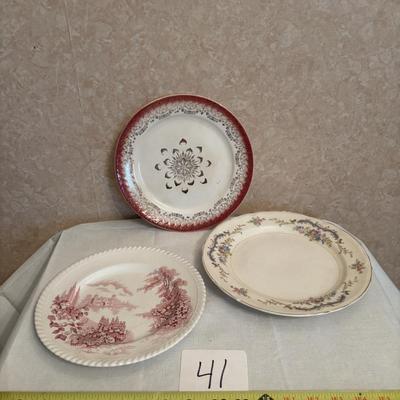 Vintage Plate Lot