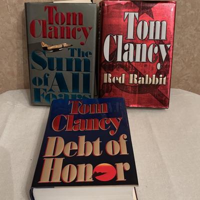 Tom Clancy Book Lot