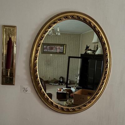 Large Oval Mirror and More