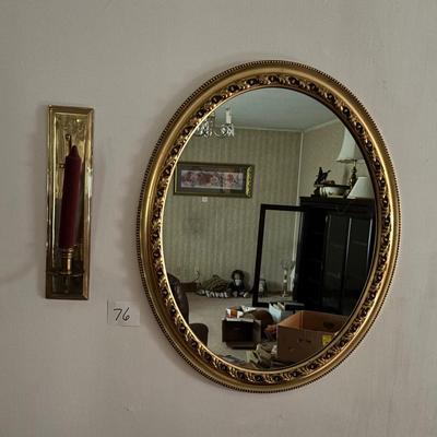 Large Oval Mirror and More