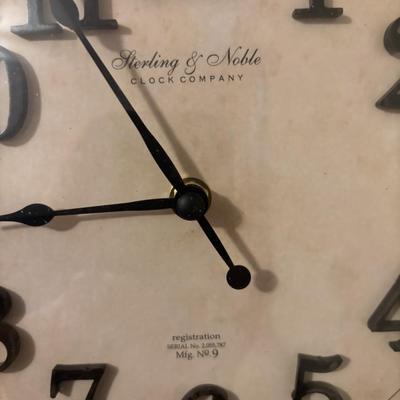 Sterling and Noble Wall Clock