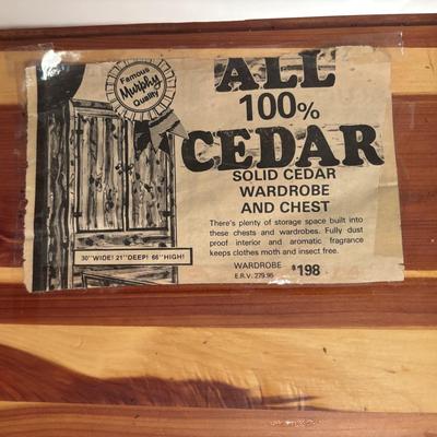 Vintage Cedar Wardrobe