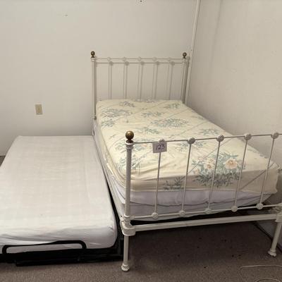 Vintage Single Bed Frame and Trundle Bed Frame