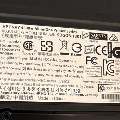 HP Envy 4500 Printer