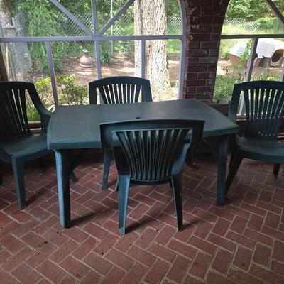Table and chairs