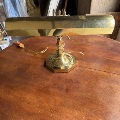 Sale Photo Thumbnail #73: Brass deck lamp. Works.