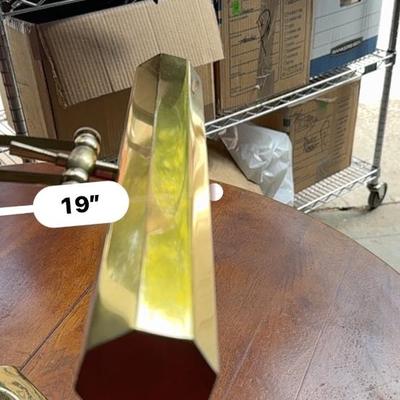 Sale Photo Thumbnail #78: Brass deck lamp. Works.