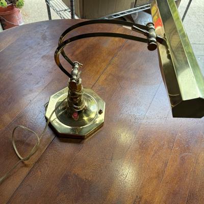 Sale Photo Thumbnail #75: Brass deck lamp. Works.
