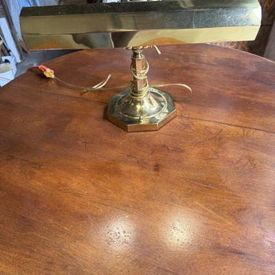 Sale Photo Thumbnail #74: Brass deck lamp. Works.