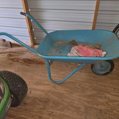 Vintage wheel barrel