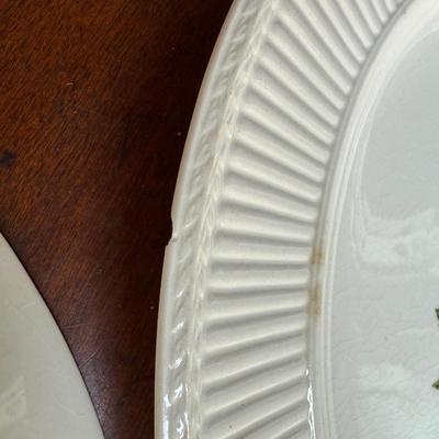 Sale Photo Thumbnail #115: This is for tea, cups and saucers and platters and plates. It is Wedgewood. please look at the pictures for any chips or cracks.