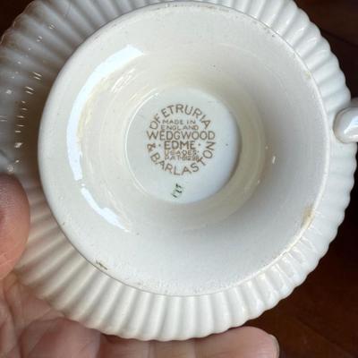 Sale Photo Thumbnail #126: This is for tea, cups and saucers and platters and plates. It is Wedgewood. please look at the pictures for any chips or cracks.