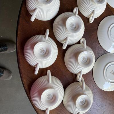 Sale Photo Thumbnail #124: This is for tea, cups and saucers and platters and plates. It is Wedgewood. please look at the pictures for any chips or cracks.