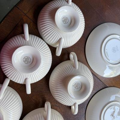 Sale Photo Thumbnail #125: This is for tea, cups and saucers and platters and plates. It is Wedgewood. please look at the pictures for any chips or cracks.